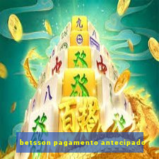 betsson pagamento antecipado